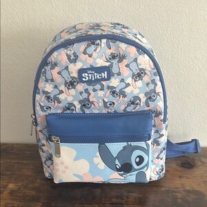 Disney Stitch Backpack - Blue and Pink